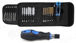 NAILON-,MESSING-,TERAS HARJADE KOMPL.