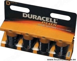 PATAREI, DURACELL PLUS, LR20, D, 4TK, 1,