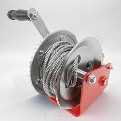 Käsivints trossiga  1200 kg. 10m VERKE