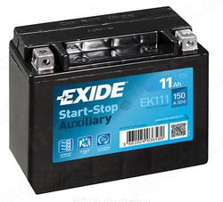 EXIDE 11AH 150A 150X90X130 Start/Stop Ab