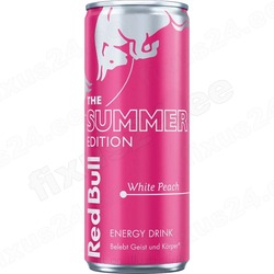 RED BULL ENERGIAJOOK WHITE PEACH EDITION 25CL