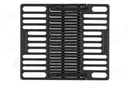 Universaalne malmist grillimisrest Mustang 30x35-45.5cm