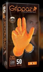 NITRIILKINNAS GRIPPAZ ORANŽ (XXL) 50TK