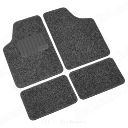 Tekstiilist jalamatid PF-4  hallid  69x48cm +  48x30cm