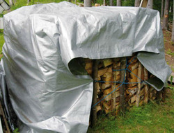 KOORMAKATE 2X3M HÕBE/ROH.120G/